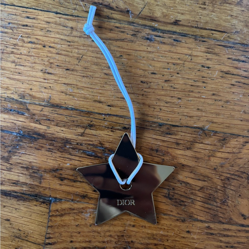 Dior Gold Star Ornament